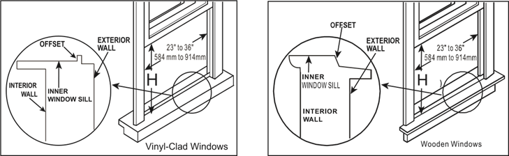 WINDOW REQUIREMENTS