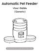 Petwant PF-123D User Manual