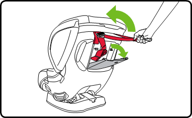 Forward-Facing - Lap-Shoulder Belt Installation - Step 1