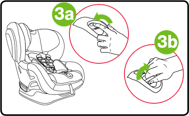 Forward-Facing - Lap-Shoulder Belt Installation - Step 3