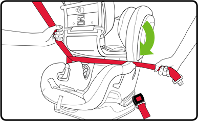 Forward-Facing - Lap-Shoulder Belt Installation - Step 4