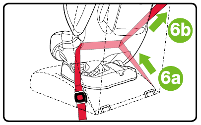 Forward-Facing - Lap-Shoulder Belt Installation - Step 6
