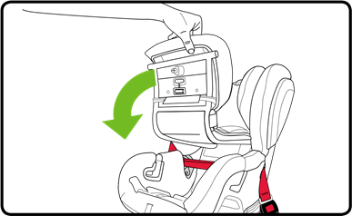 Forward-Facing - Lap-Shoulder Belt Installation - Step 7