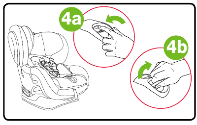 Forward-Facing - Lower Anchor Installation - Step 4