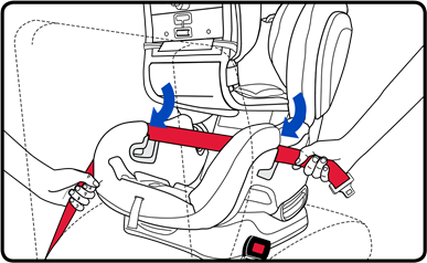 Rear-Facing - Lap Belt Installation - Step 4