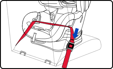 Rear-Facing - Lap Belt Installation - Step 5