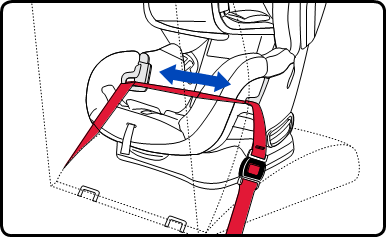 Rear-Facing - Lap Belt Installation - Step 6