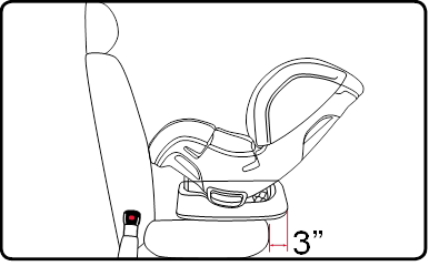 Rear-Facing - Lap-Shoulder Belt Installation - Step 3
