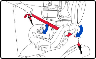Rear-Facing - Lower Anchor Installation - Step 5
