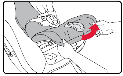 Removing the Harness Buckle - Step 2