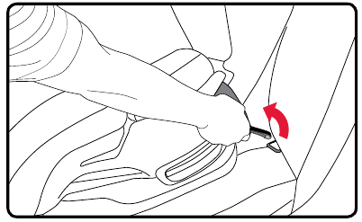 To remove the lower connectors - Step 2