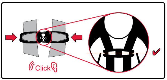 Using the Chest Clip - Step 2