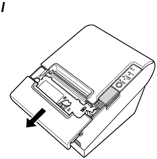 Removing Jammed Paper - Step 1
