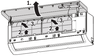 Cleaning the air filter