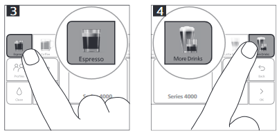 Brewing coffee with beans - Step 1