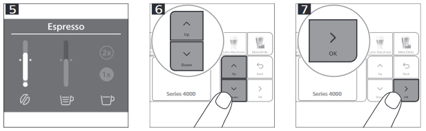 Brewing coffee with beans - Step 2