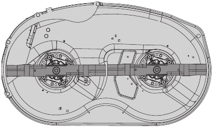 Leveling deck - Step 1 - Turn each outer blade tip