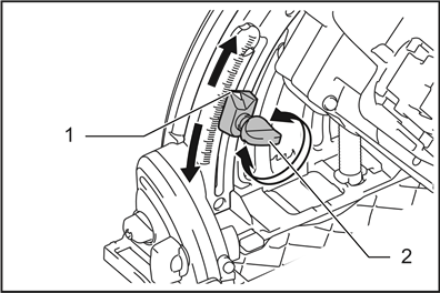 FUNCTIONAL DESCRIPTION - Adjusting depth of cut