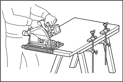 Securing the workpiece to a stable platform