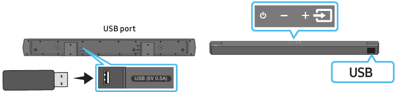 CONNECTING A USB STORAGE DEVICE