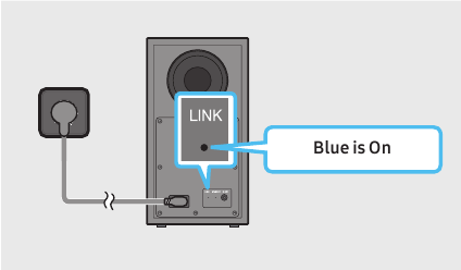 Manually connecting the Subwoofer - Step 3