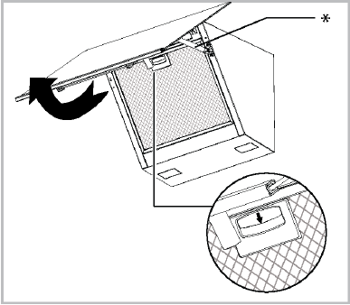 Removing aluminium filters - Step 1