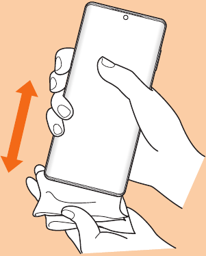 Draining water when the product gets wet - Step 2