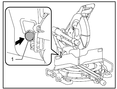 Adjusting the bevel angle - Step 4