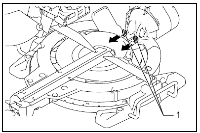Adjusting the bevel angle - Step 5