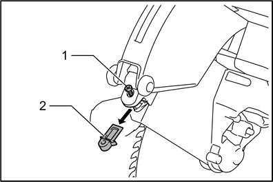 Cleaning the laser light lens