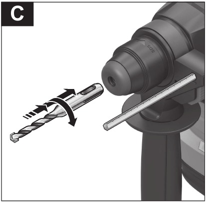  Inserting the SDS plus Application Tool