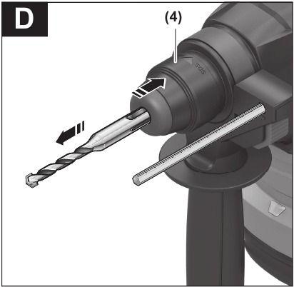 Removing the SDS plus Application Tool