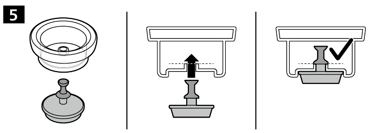 Assembling the breast pump - Step 2