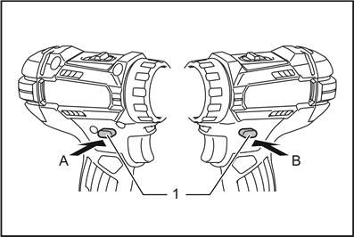 Reversing switch action