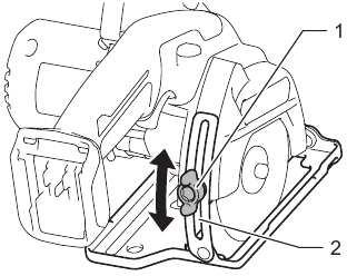 Adjusting depth of cut