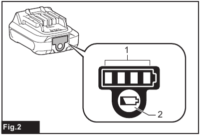 Indicating the remaining battery capacity