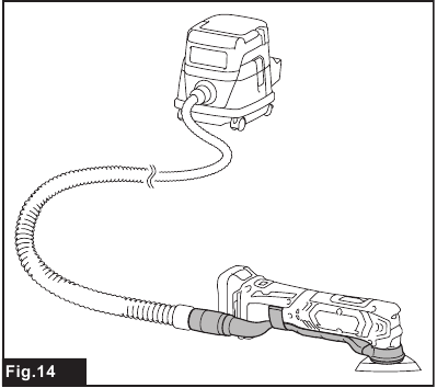 OPERATION - Connecting a vacuum cleaner