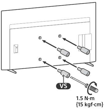 Installing the TV to the Wall - Step 2