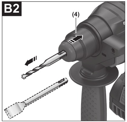 Removing the SDS plus Application Tool 