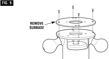 ATTACHING ROUTER TO MOUNTING PLATE