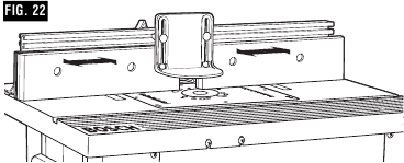 Product Operation - ADJUSTING THE FENCE FACING