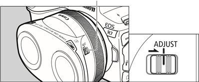 Adjusting left and right focus