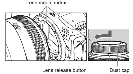 Attaching and Detaching the Lens