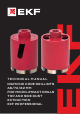 EKF dch-68-mh-m16 Technical Manual