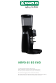 Rancilio KRYO 65 OD EVO User Manual