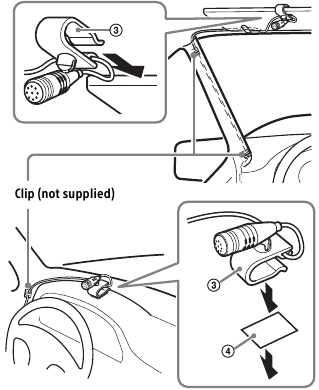 Connection/Installation - Installing a microphone