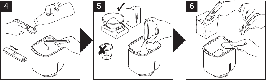 using your product - Step 1 - Add the ingredients