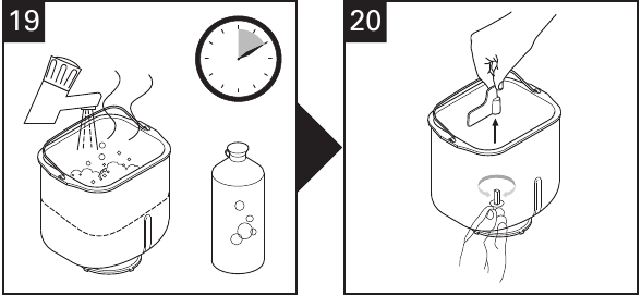 using your product - Step 2 - Clean the bread pan