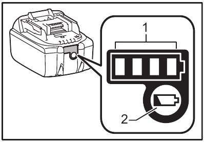 Indicating the remaining battery capacity - Step 1