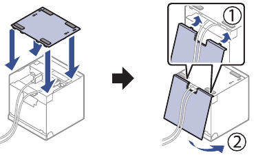 Reattaching the Panels - Top Feed